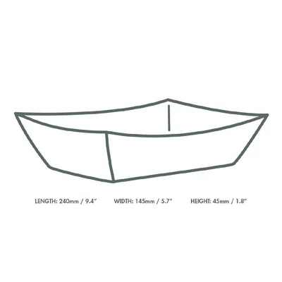 Vegware Kraft Food Tray Large 9x6" (600 Pack)