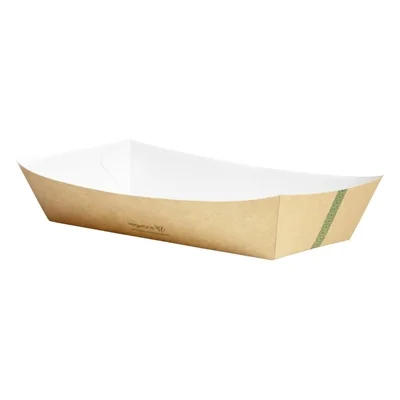 Vegware Kraft Food Tray Large 9x6" (600 Pack) - Image 2