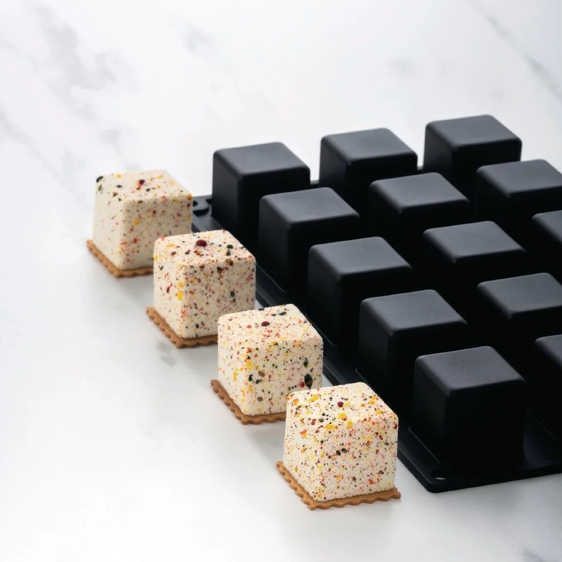 Pavoni Cube 40ml Time Bachour Mould 300x175mm - Image 3