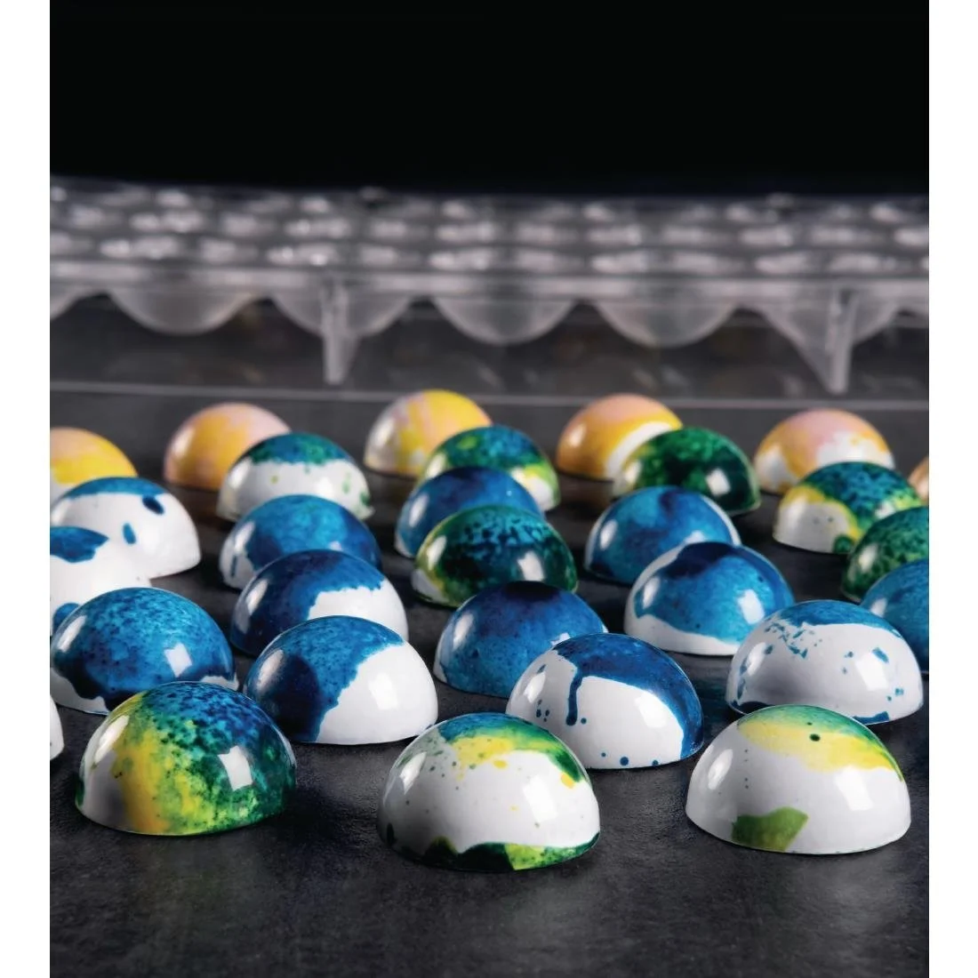 Pavoni 30x15mm Hemisphere Mould 275x175mm - Image 2