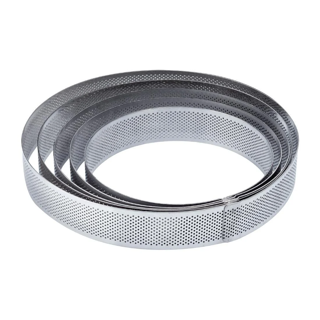 Pavoni Round Stainless Steel Mould 190x35mm - Image 2