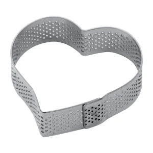 Pavoni Heart Stainless Steel Mould 75x70mm