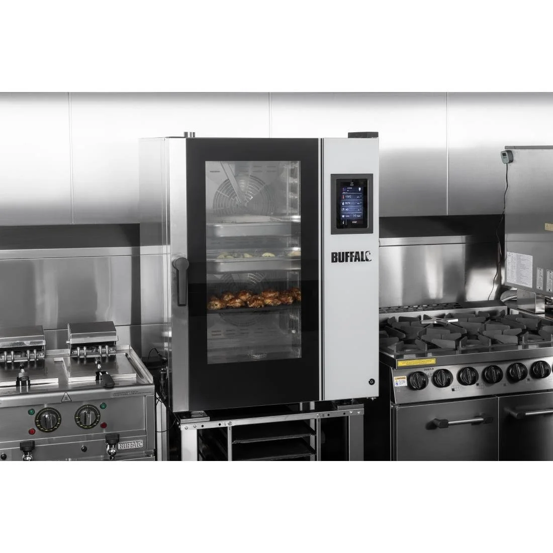 Buffalo Smart Touchscreen Electric Combi Oven 11x GN 1/1 - Image 3