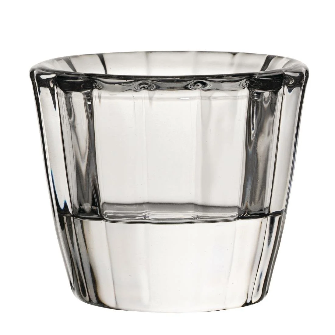 Utopia Ribbed Clear Nightlight Holders (12 Pack)