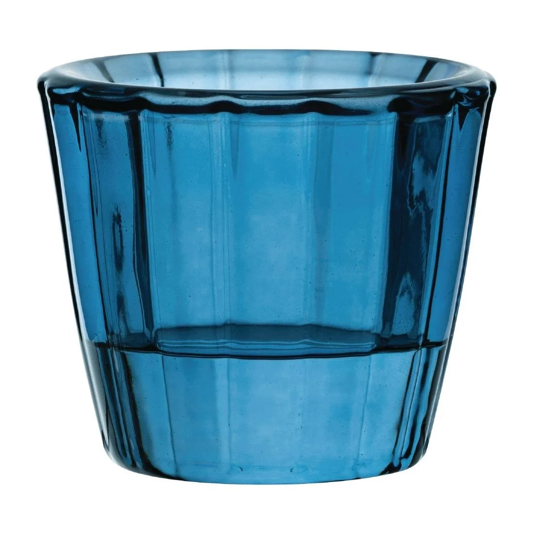 Utopia Ribbed Blue Nightlight Holders (12 Pack)