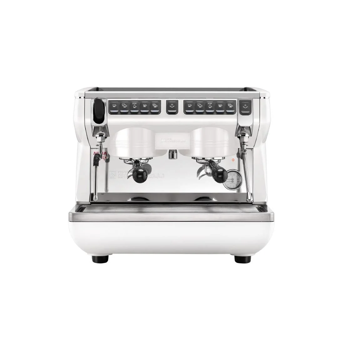 Nuova Simonelli Appia Compact 2 Group Coffee Machine with Autosteam Wand White - Image 2