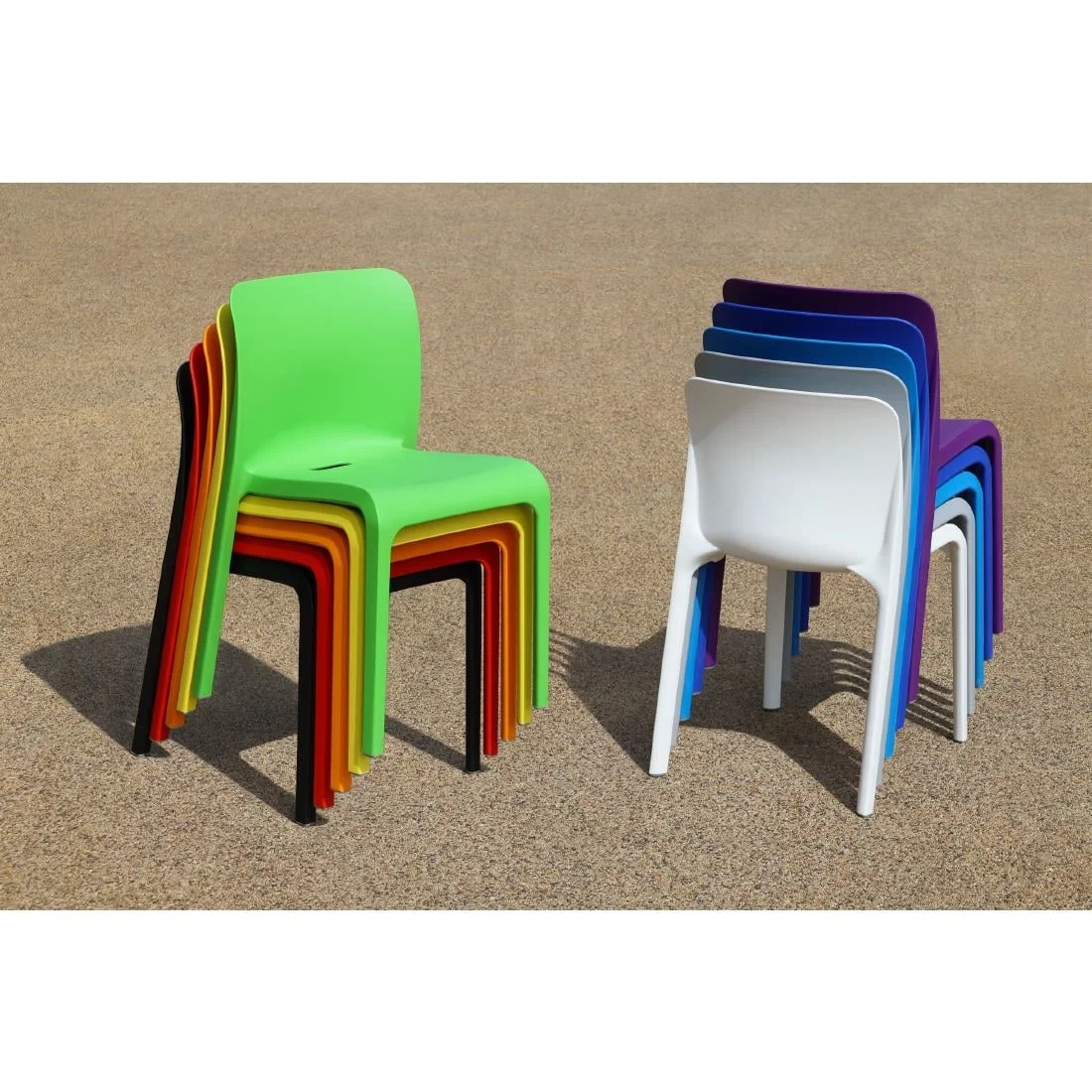 Origin POP Chair Sulfur Yellow 480x500x790mm (2 Pack) - Image 4