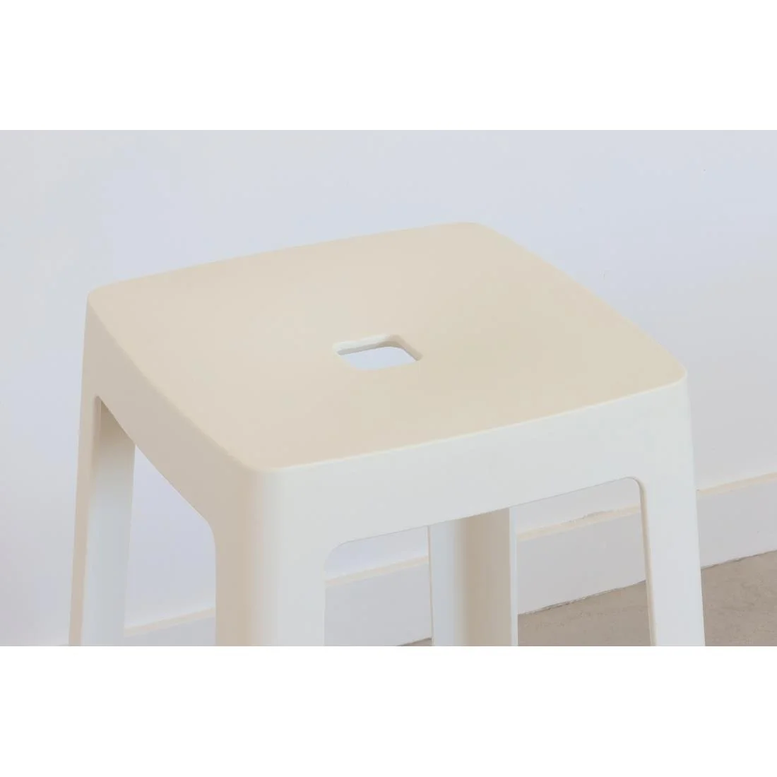 Origin Base Stool Traffic White 400x400x440mm (2 Pack) - Image 3