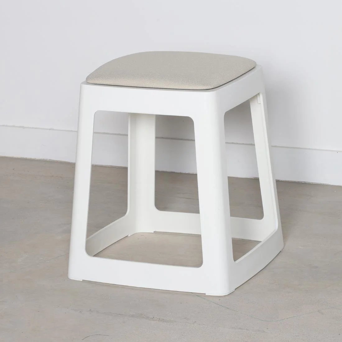 Origin Base Stool Traffic White 400x400x440mm (2 Pack) - Image 7