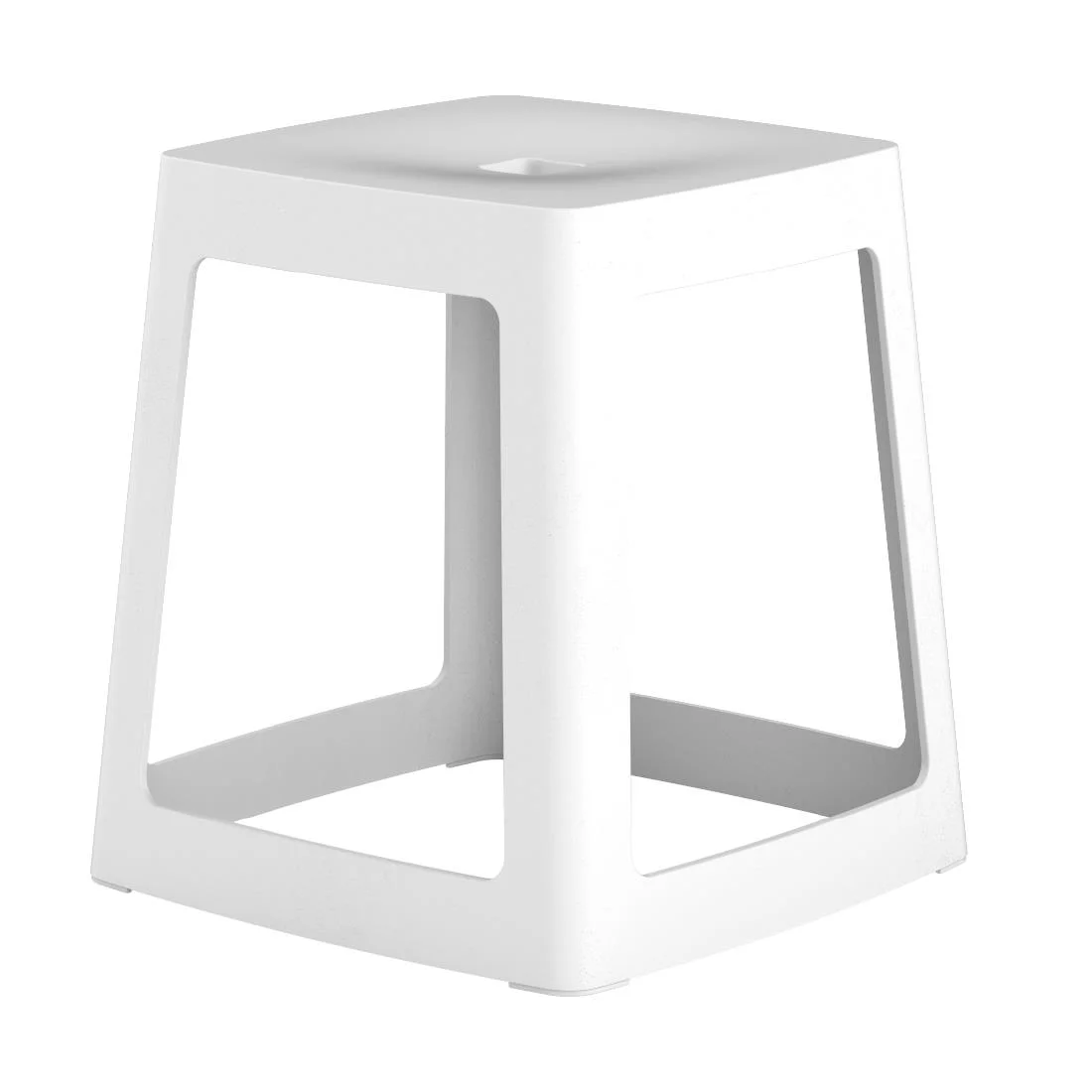 Origin Base Stool Traffic White 400x400x440mm (2 Pack)