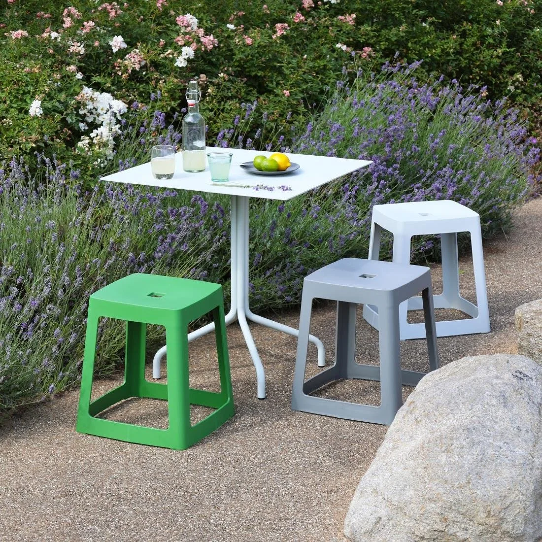 Origin Base Stool May Green 400x400x440mm (2 Pack) - Image 3