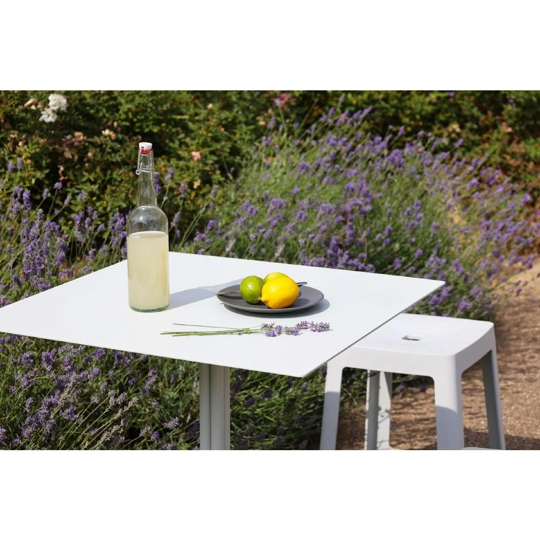 Origin Base Stool Light Grey 400x400x440mm (2 Pack) - Image 7