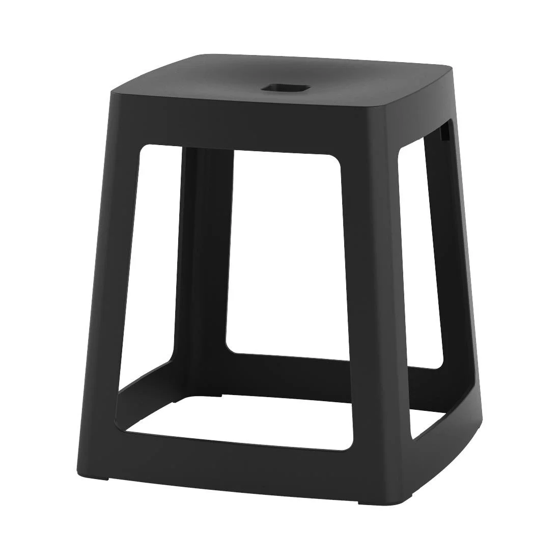 Origin Base Stool Traffic Black 400x400x440mm (2 Pack) - Image 3