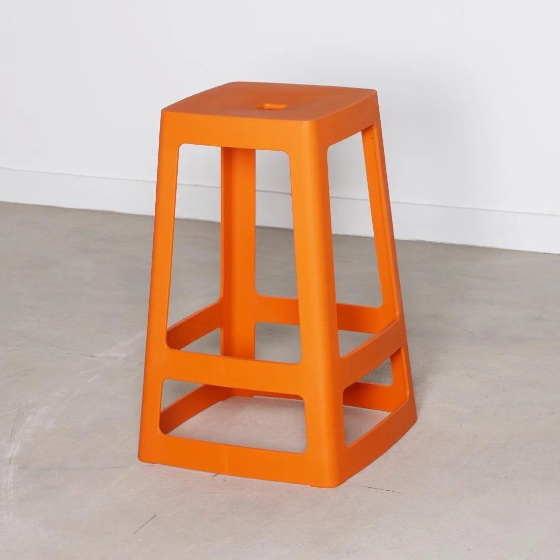 Origin Base Mid Stool Signal Orange 430x430x560mm (2 Pack) - Image 6