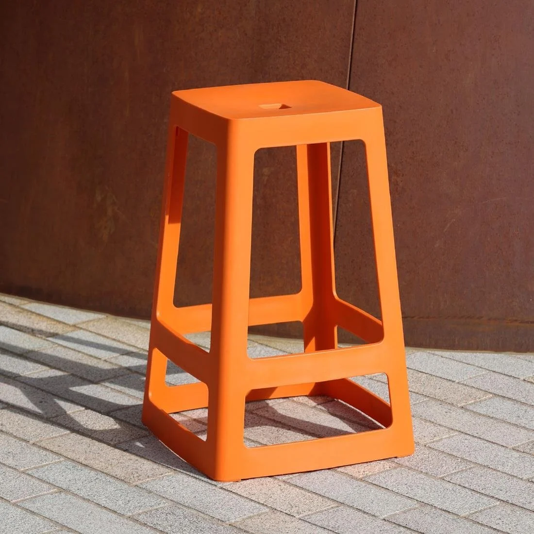 Origin Base Mid Stool Signal Orange 430x430x560mm (2 Pack) - Image 10