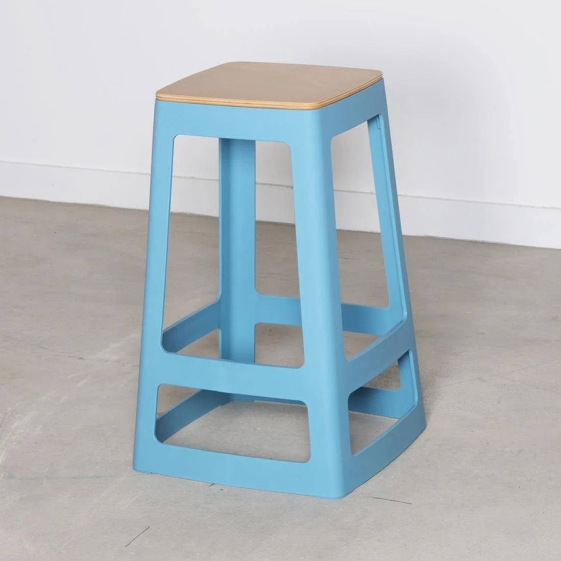 Origin Base Mid Stool Pastel Blue 430x430x560mm (2 Pack) - Image 8