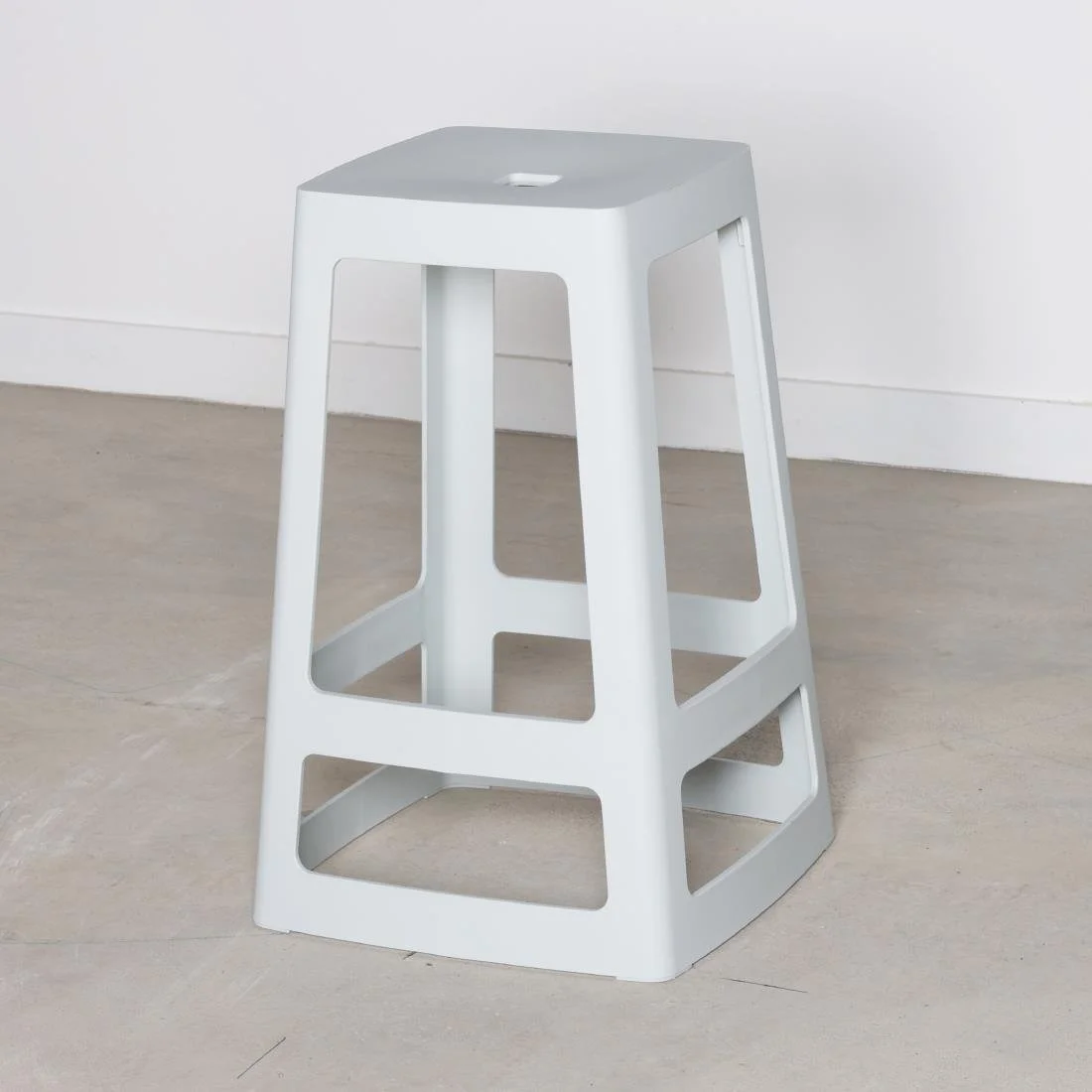 Origin Base Mid Stool Light Grey 430x430x560mm (2 Pack) - Image 2