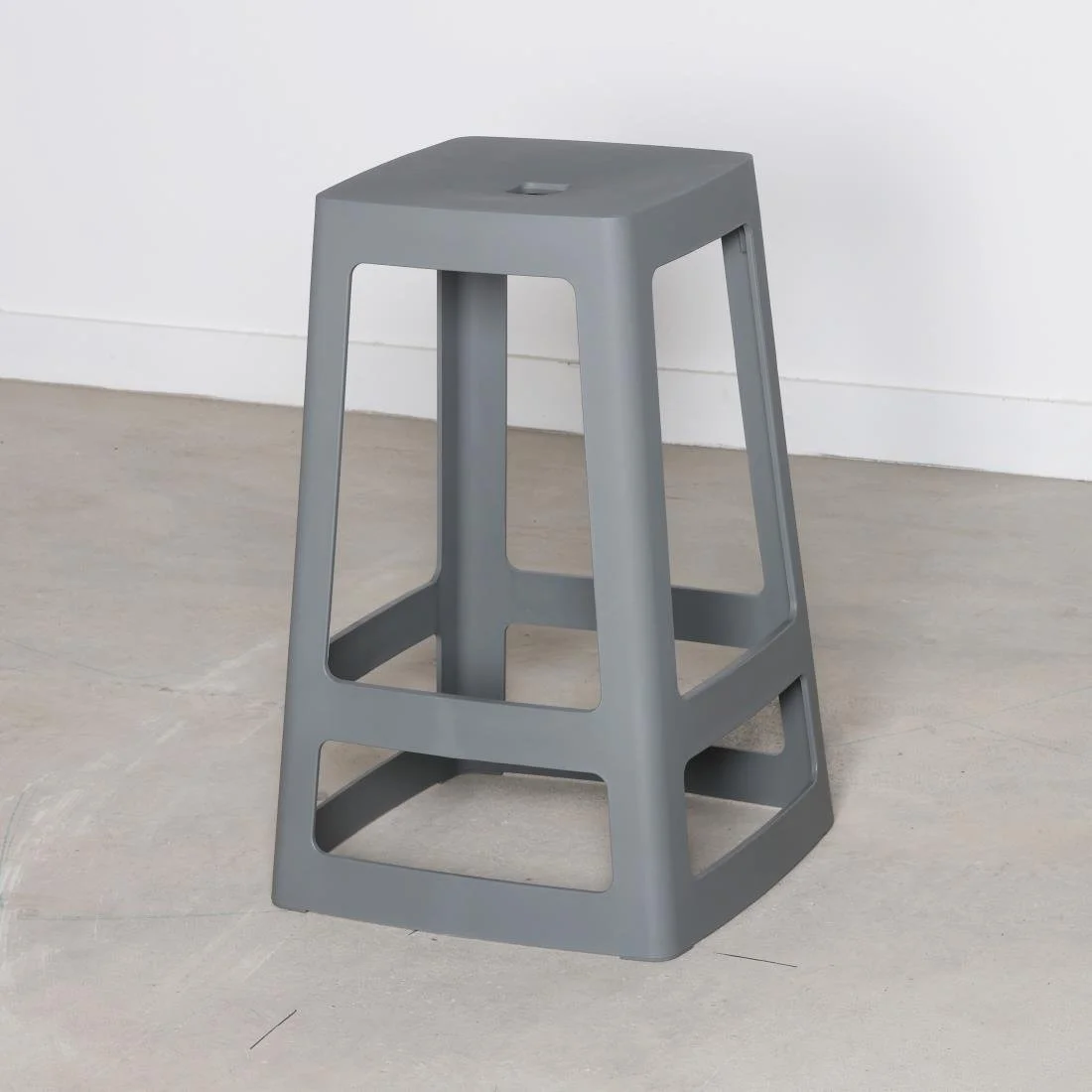 Origin Base Mid Stool Mouse Grey 430x430x560mm (2 Pack) - Image 2