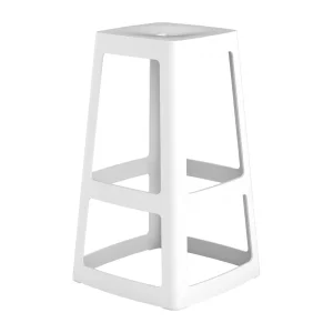 Origin Base High Stool Traffic White 440x440x750mm (2 Pack)