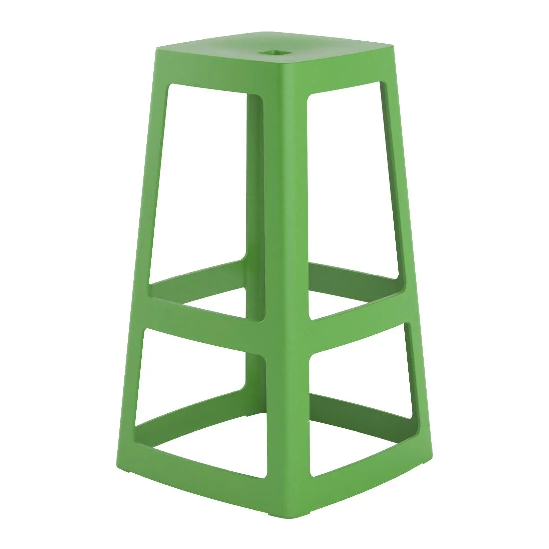 Origin Base High Stool May Green 450x450x750mm (2 Pack)