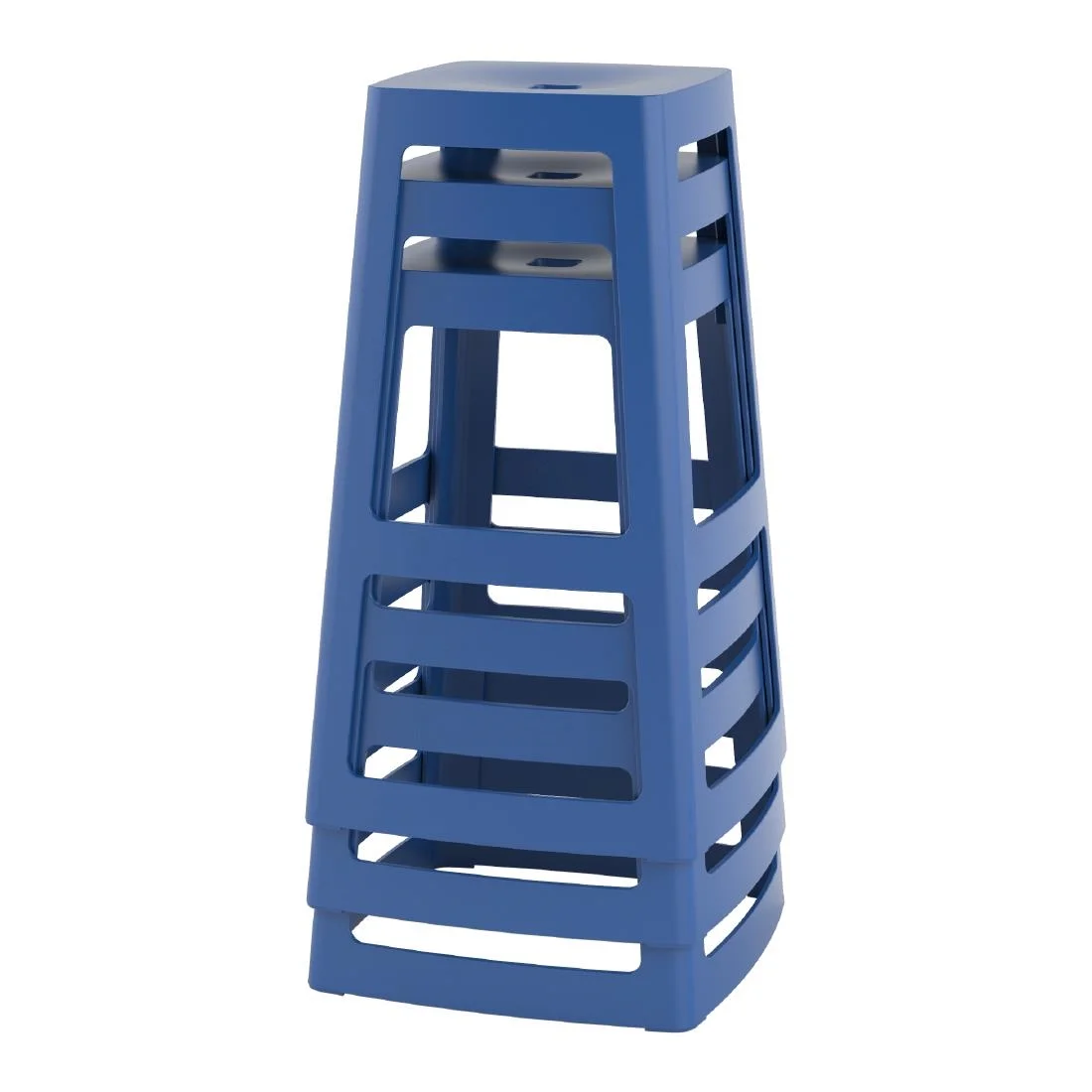 Origin Base High Stool Violet Blue 450x450x750mm (2 Pack) - Image 8