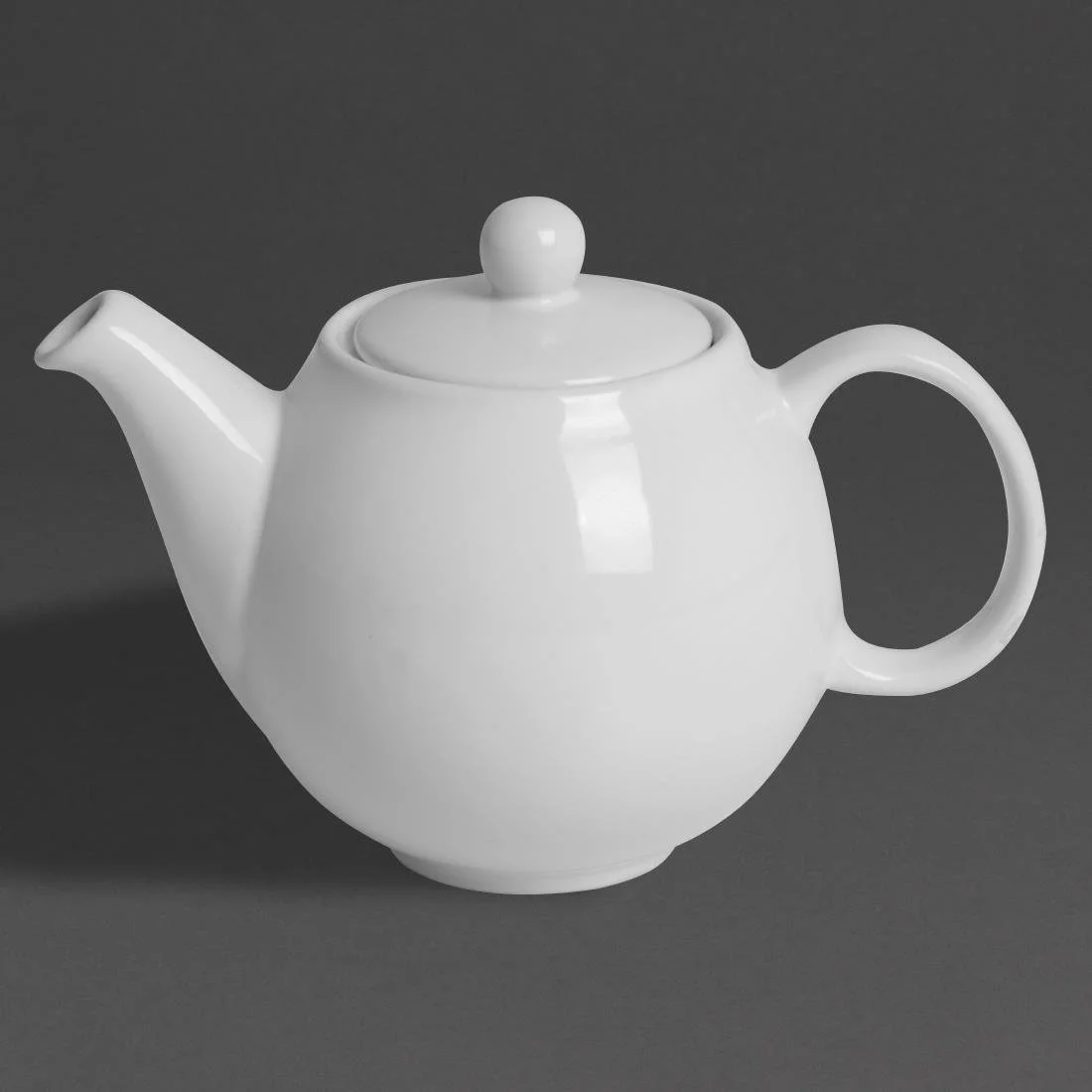Olympia Cafe Teapots White 450ml (2 Pack)