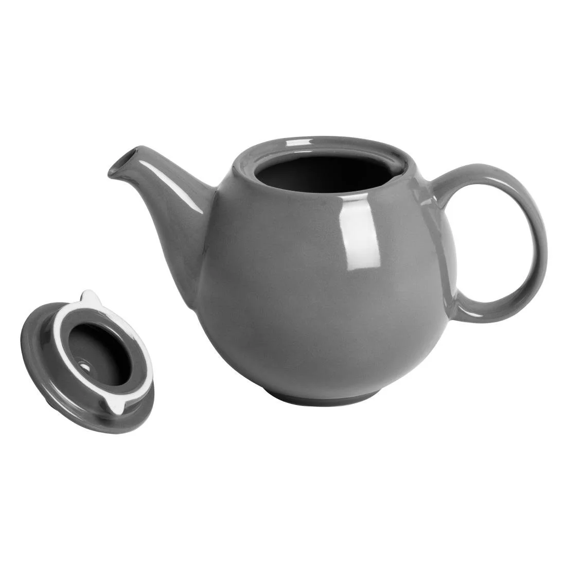 Olympia Café Teapots Charcoal 450ml (2 Pack) - Image 3