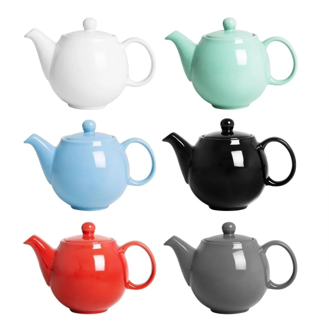 Olympia Cafe Teapots Black 450ml (2 Pack) - Image 5