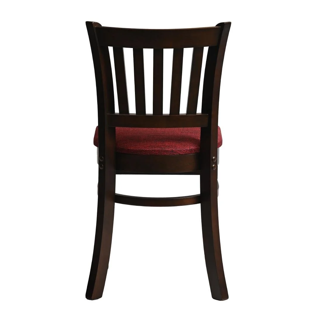 Manhattan Dining Chairs in Dark Walnut with Shetland Scarlett Seat (2 Pack) - Image 2