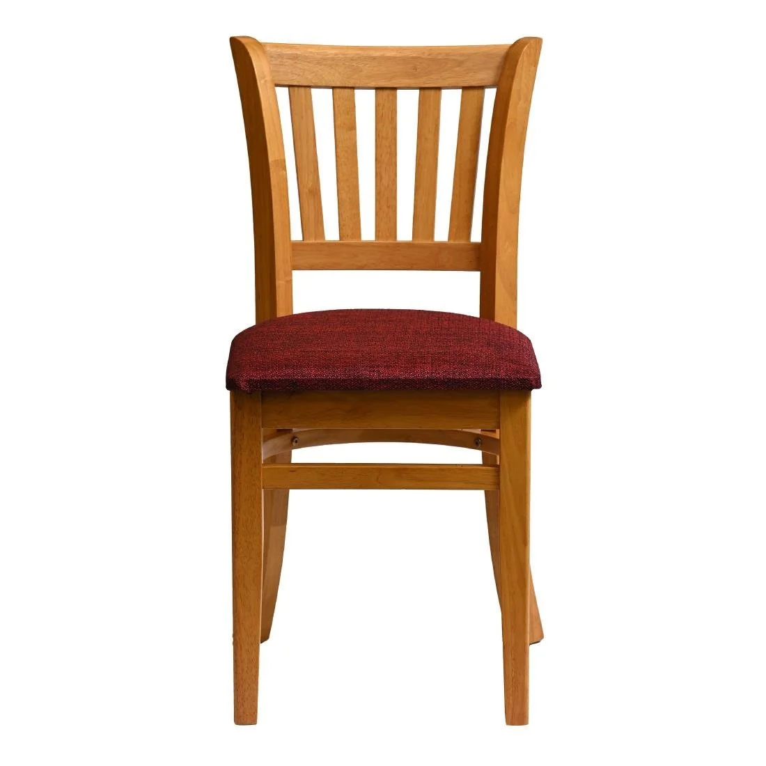 Manhattan Dining Chairs in Soft Oak with Shetland Scarlett Seat (2 Pack)