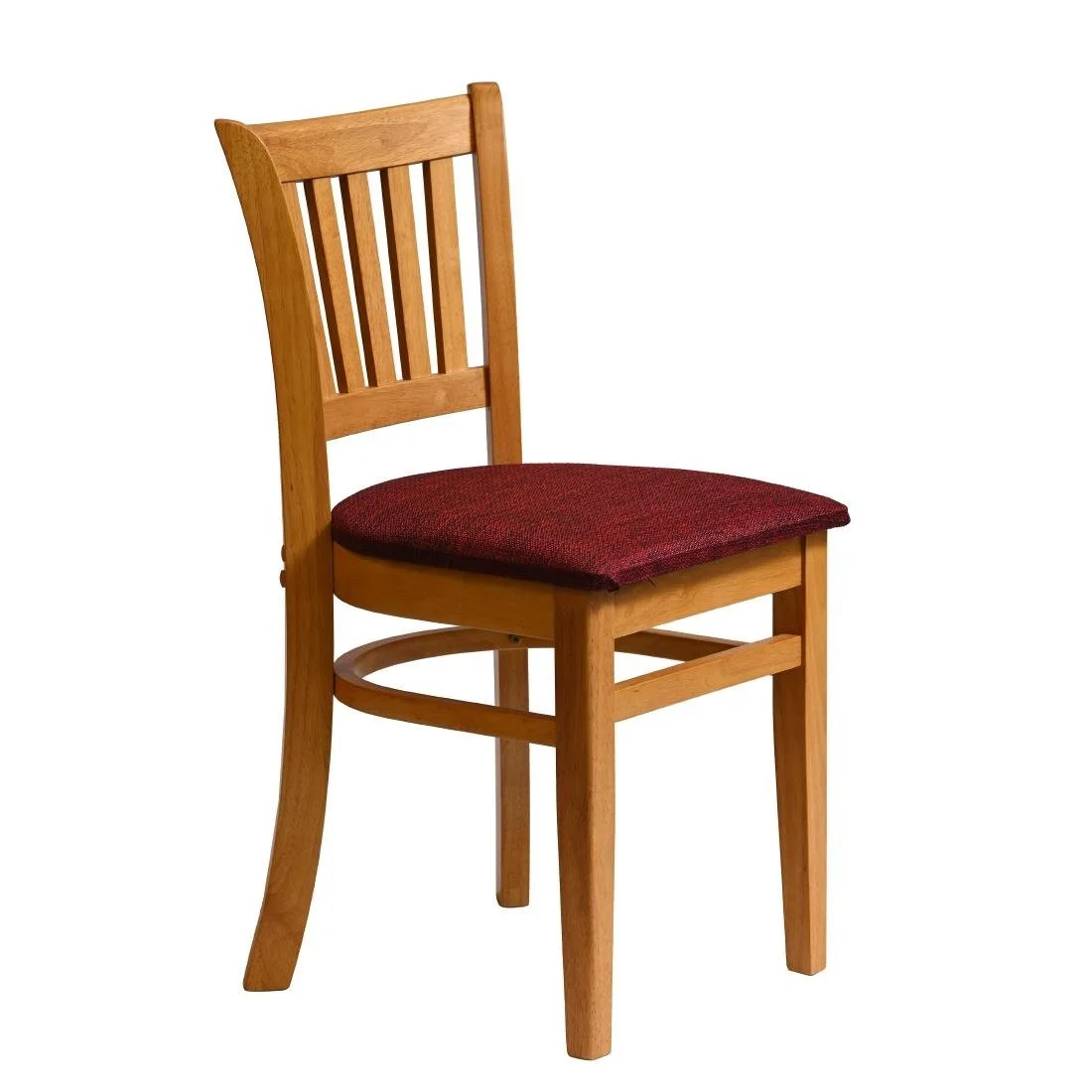 Manhattan Dining Chairs in Soft Oak with Shetland Scarlett Seat (2 Pack) - Image 3