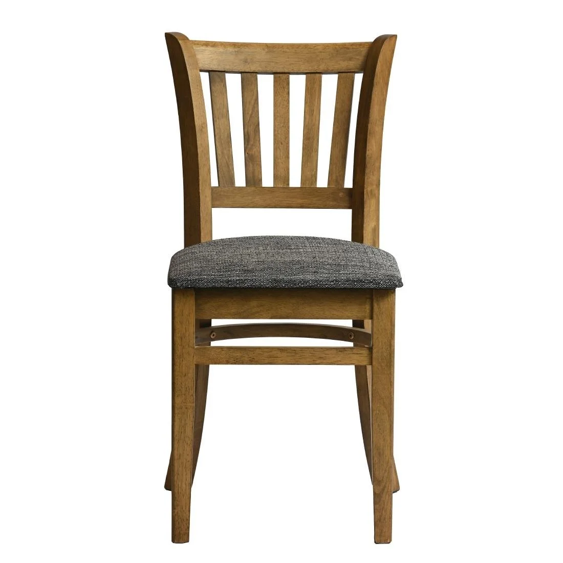 Manhattan Dining Chairs in Weathered Oak with Shetland Smoke Seat (2 Pack)