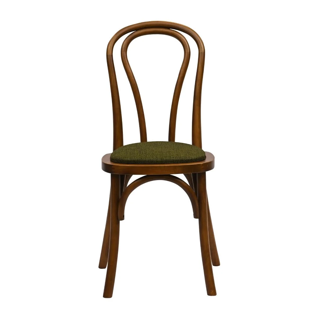Hoop Back Dining Chairs in Weathered Oak with Shetland Forest Seat (2 Pack) - Image 2