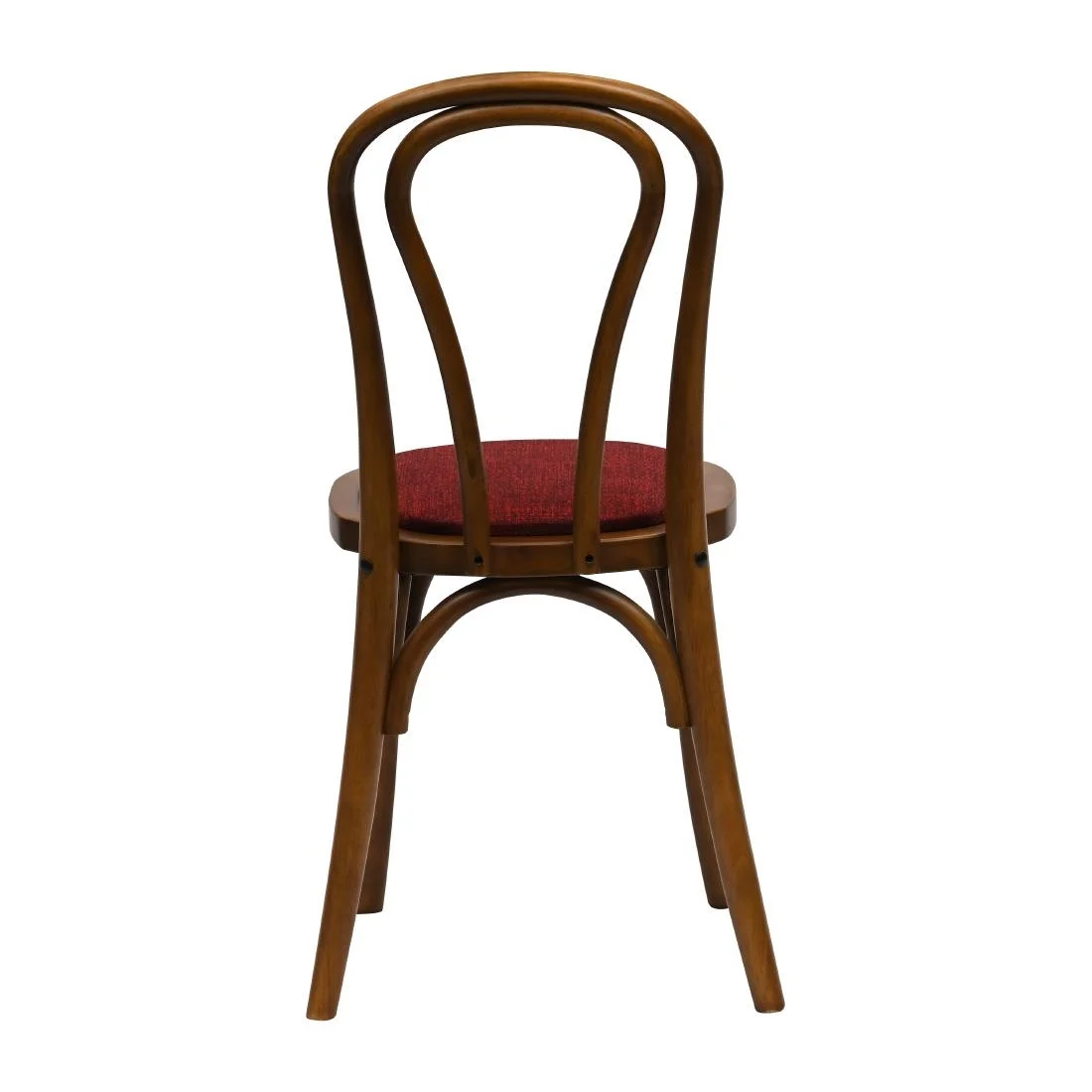 Hoop Back Dining Chairs in Weathered Oak with Shetland Scarlett Seat (2 Pack) - Image 3