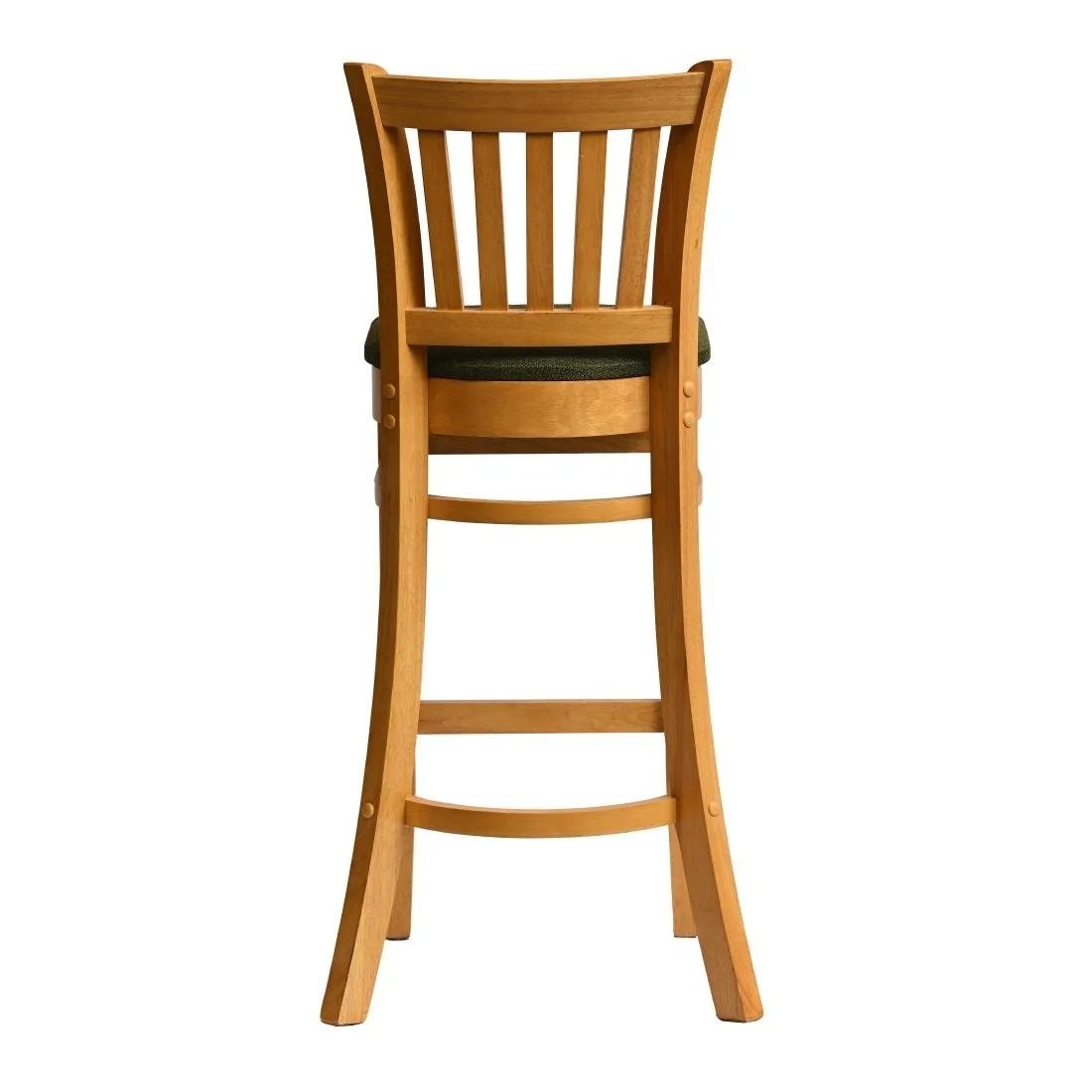 Manhattan Bar Chair in Soft Oak with Shetland Forest Seat - Image 2
