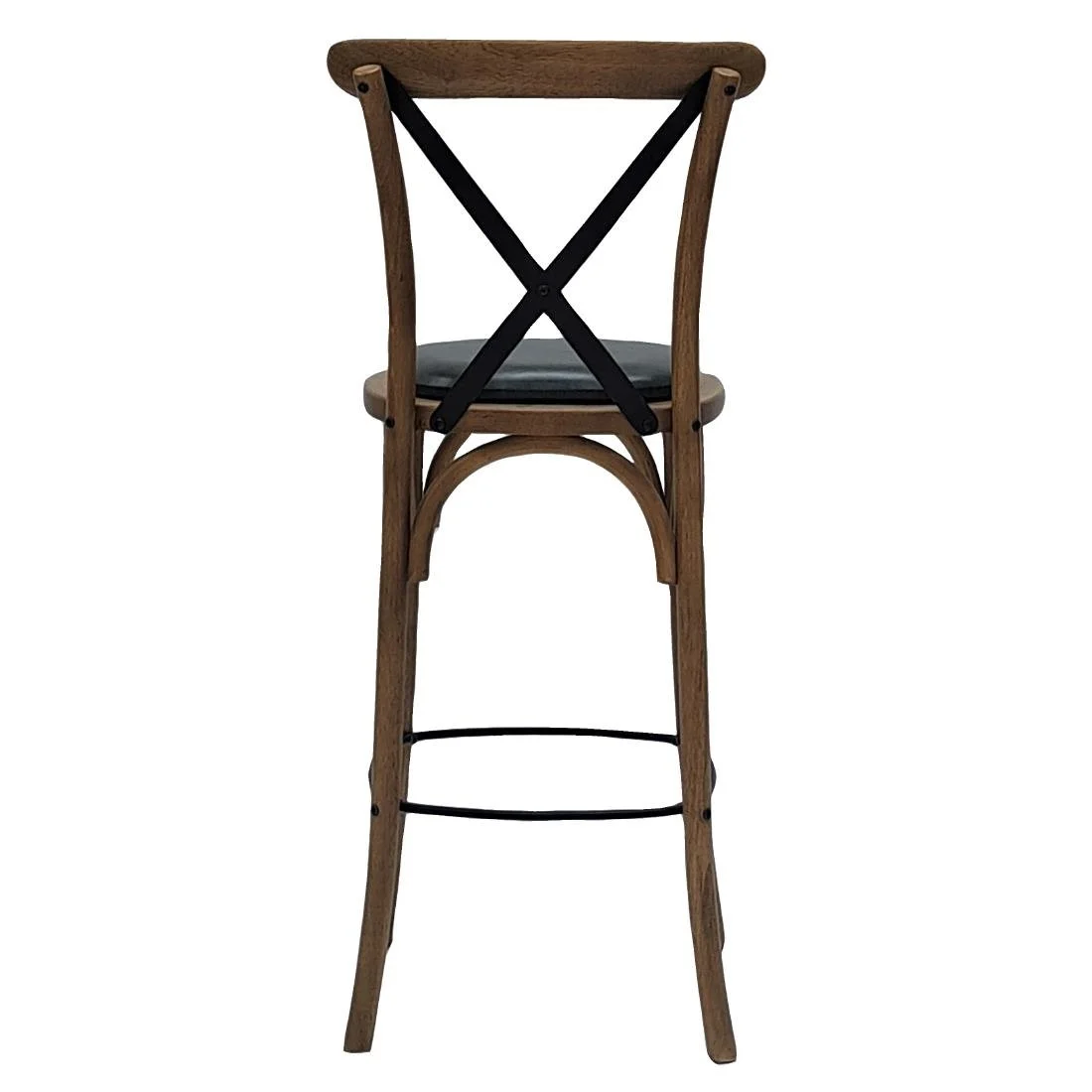 Bristol Bar Chair in Weathered Oak with Bison Cedar Seat - Image 3