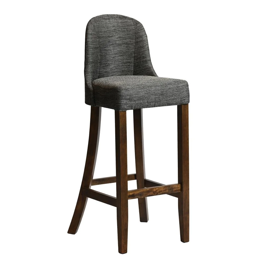 Kilsby Bar Chair in Vintage with Shetland Smoke Seat - Image 3