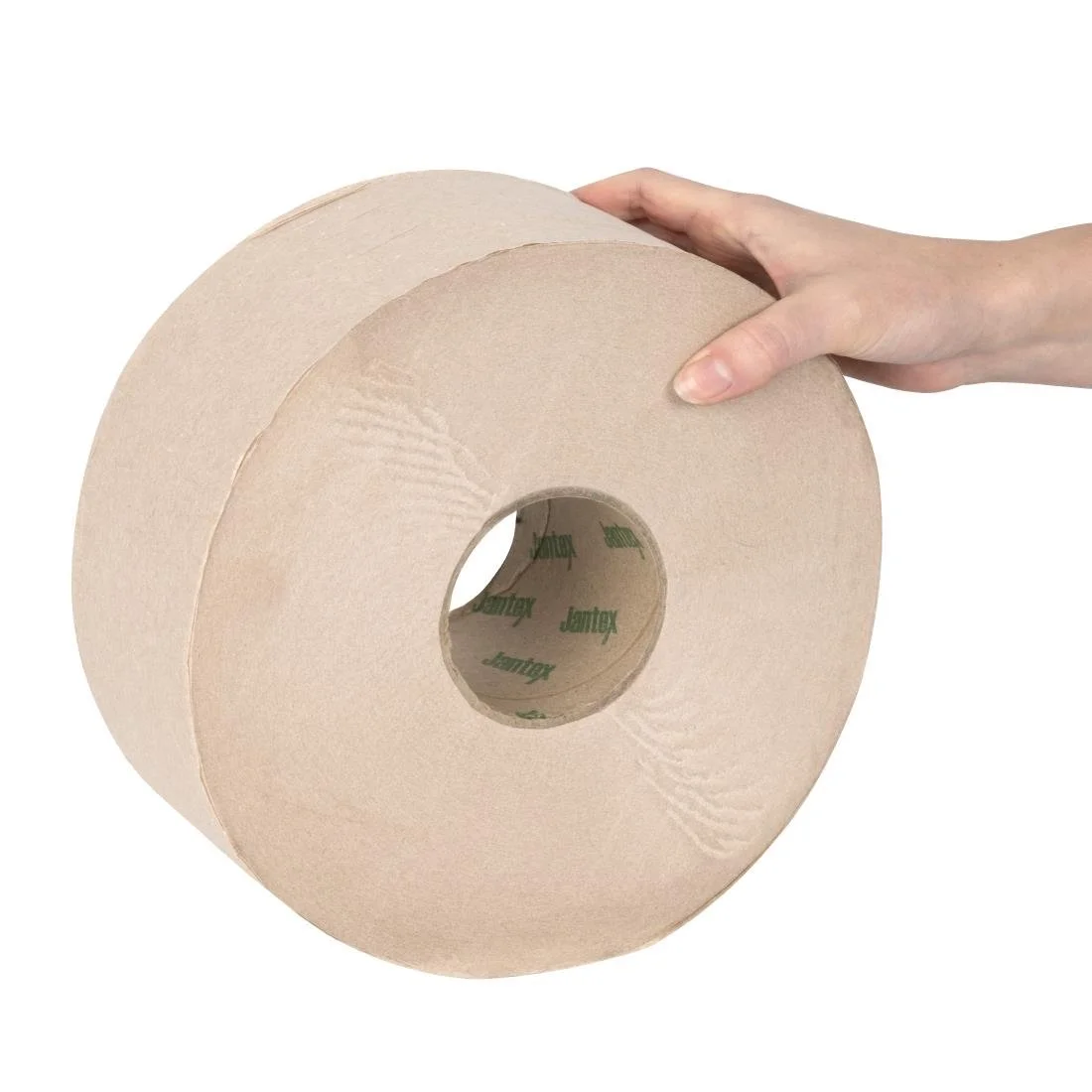 Jantex Green 100% Recycled Jumbo Roll Refill 2ply 300m (6 Pack) - Image 5