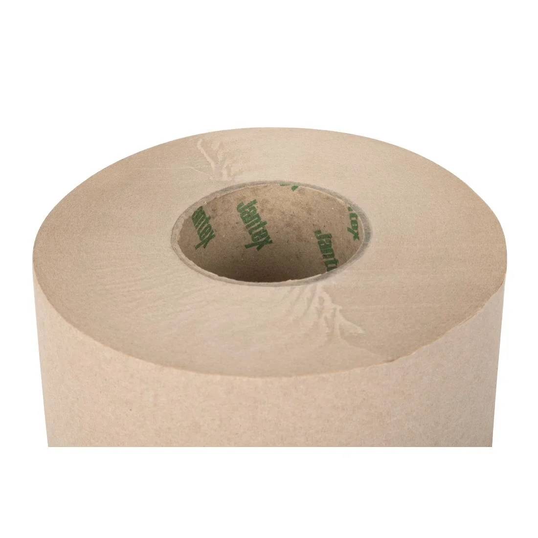 Jantex Green 100% Recycled Mini Jumbo Roll Refill 2ply - 150m (12 Pack) - Image 2