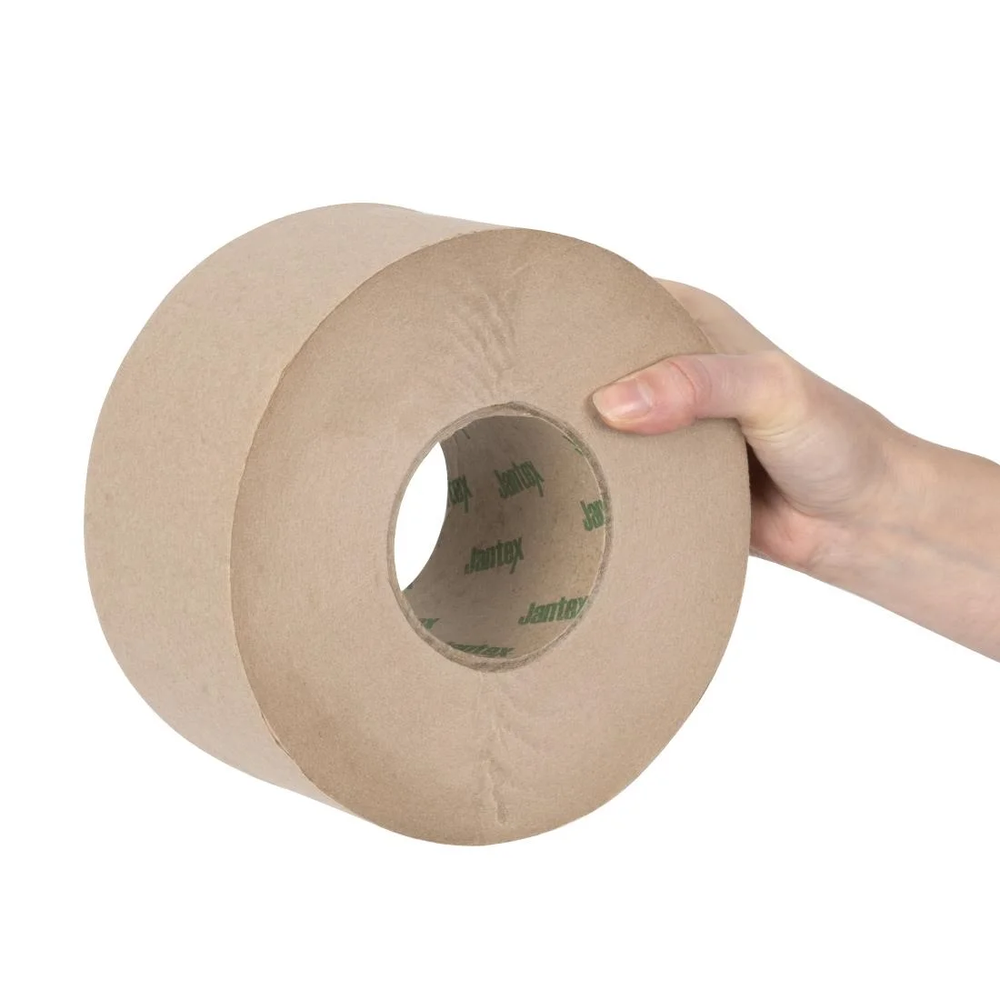 Jantex Green 100% Recycled Mini Jumbo Roll Refill 2ply - 150m (12 Pack) - Image 5