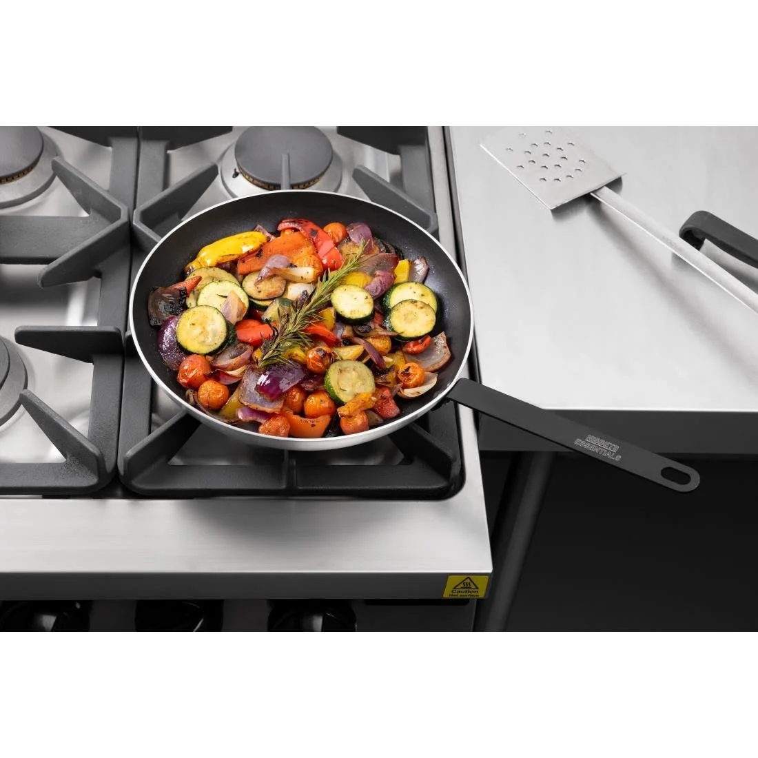 Nisbets Essentials Aluminium Non-Stick Teflon Frying Pan 28cm - Image 6