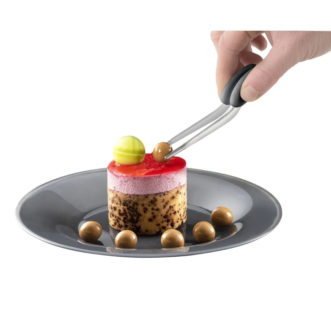 Deglon Precise Dressing Tweezers Bent 16cm - Image 2