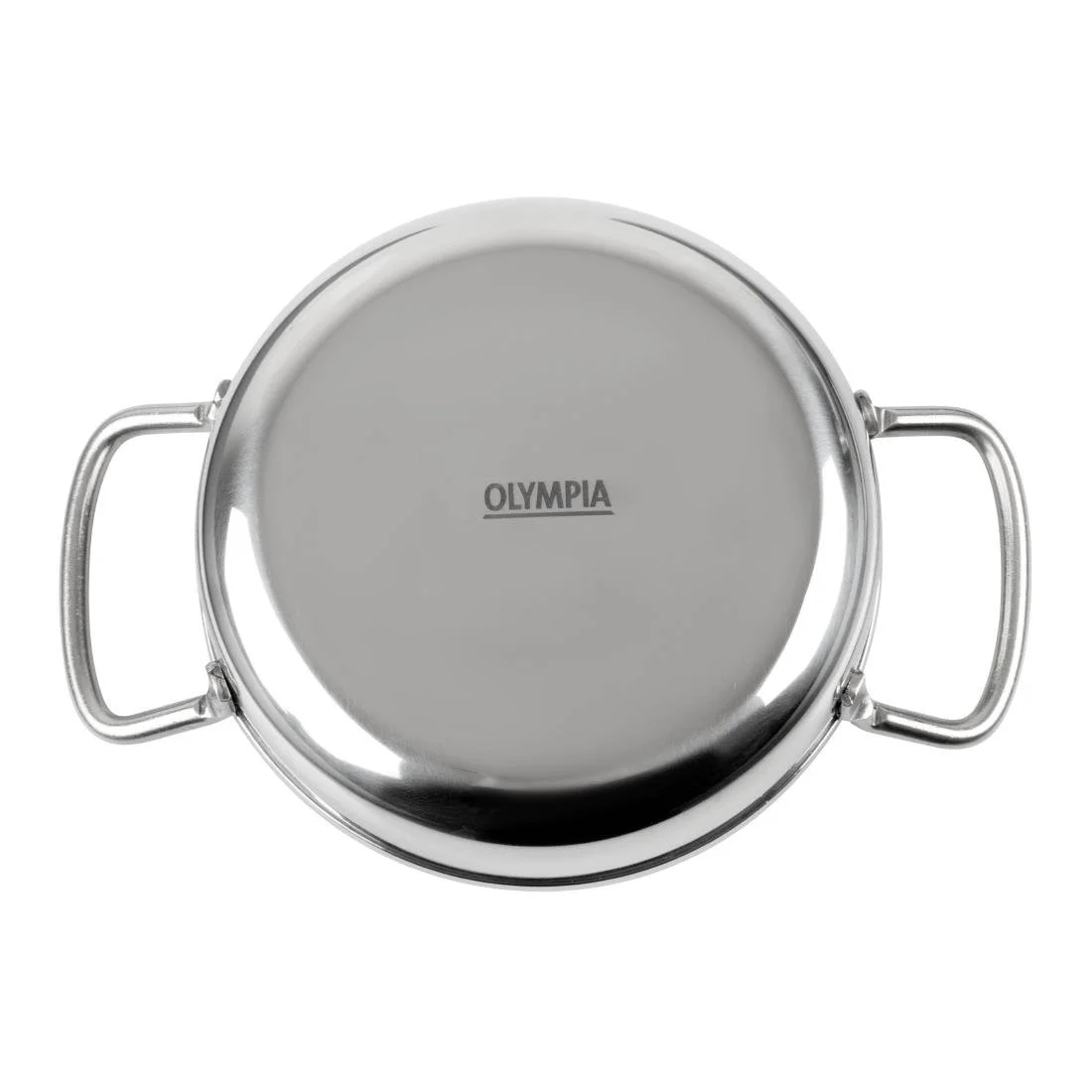 Olympia Table Presentation Double Handle Dish Stainless Steel 125mm - Image 4