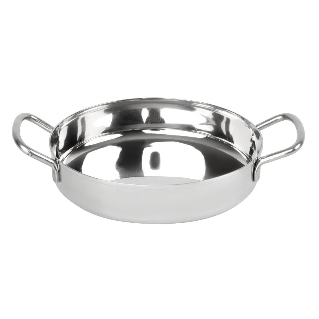 Olympia Table Presentation Double Handle Dish Stainless Steel 150mm - Image 2