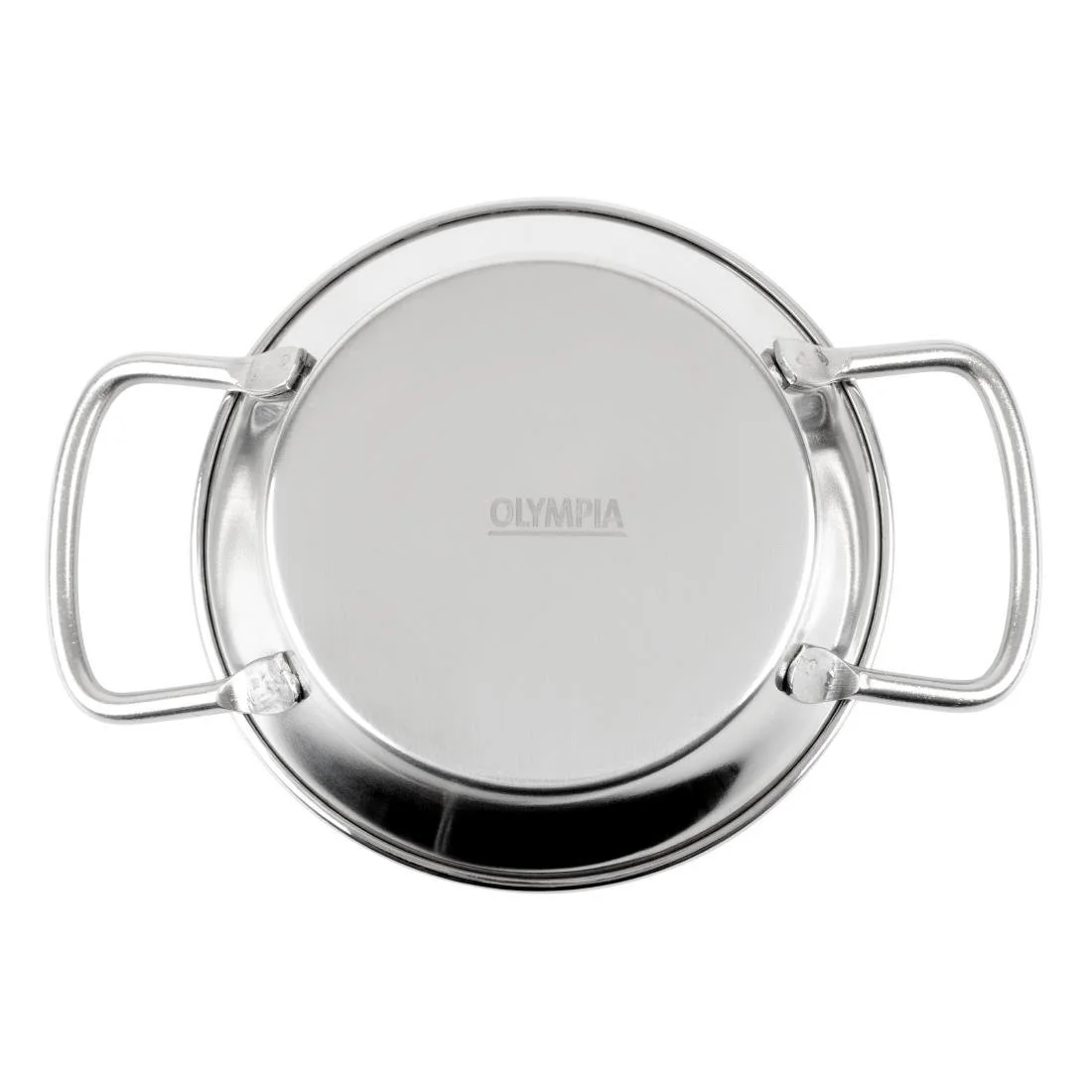 Olympia Table Presentation Mini Paella Pan Stainless Steel 150mm - Image 3
