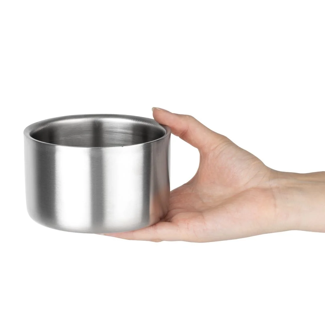 Olympia Double Wall Stainless Steel Wine and Champagne Coaster - Image 6