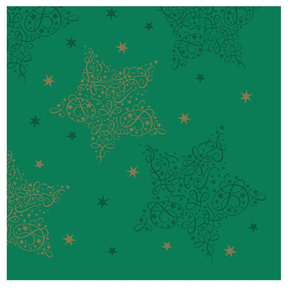 Swantex Lunch Napkins Merry & Bright Pine 33x33cm 2ply 1/4 Fold (1000 pack) - Image 1