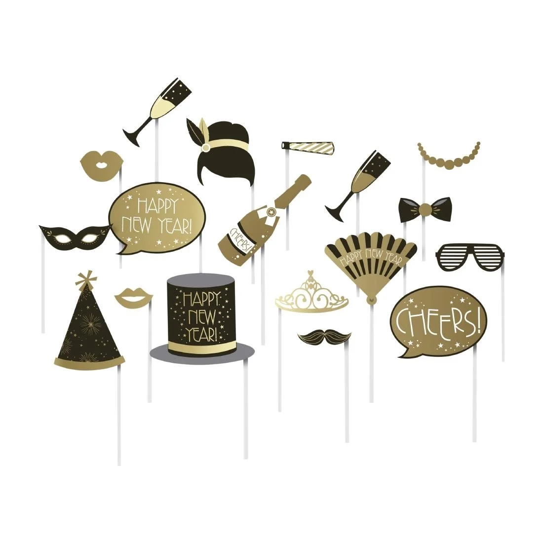 Swantex New Year Selfie Photo Kit (8 Pack) - Image 2