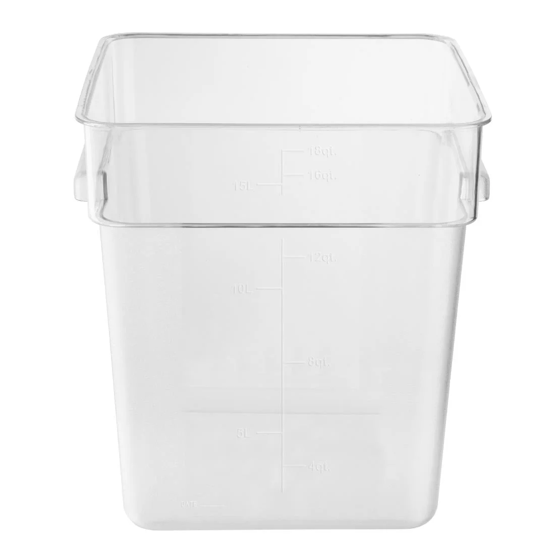 Hygiplas Polycarbonate Square Storage Container 15Ltr - Image 2