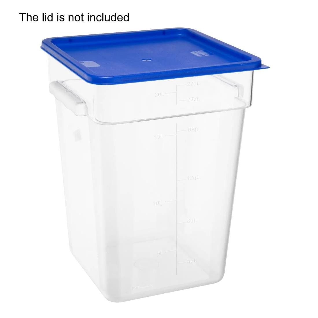 Hygiplas Polycarbonate Square Storage Container 20Ltr - Image 5